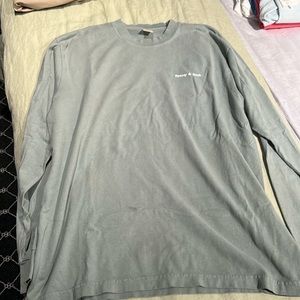 Men’s Sporty & Rich Long Sleeve T-Shirt - Cotton - Green - Size M - Like New